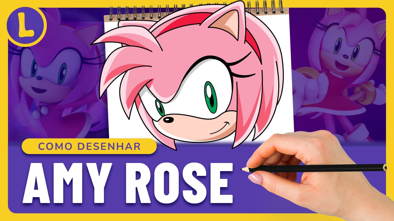 Amy Rose Como Desenhar Lacerda Desenhos