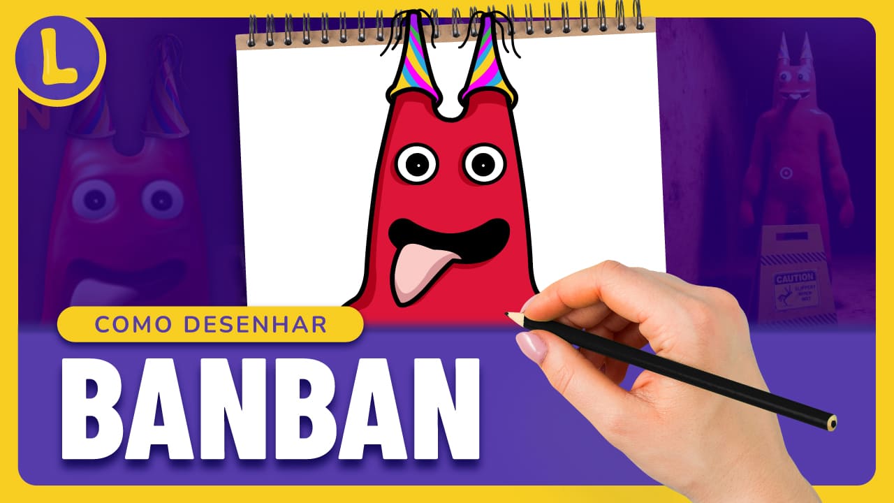 Como Desenhar e Pintar o Jumbo Josh de Garten Of Banban 