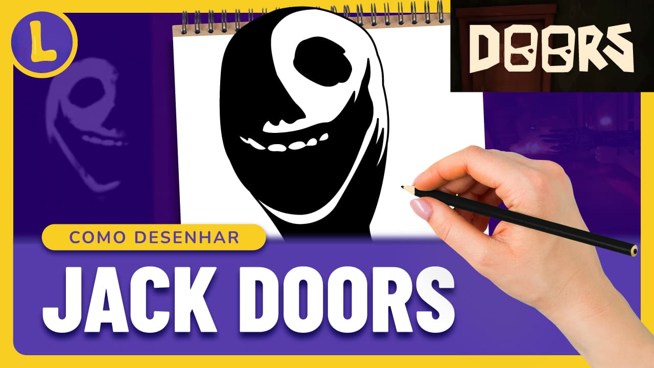 COMO DESENHAR FIGURE DO ROBLOX DOORS  how to draw figure from roblox doors  