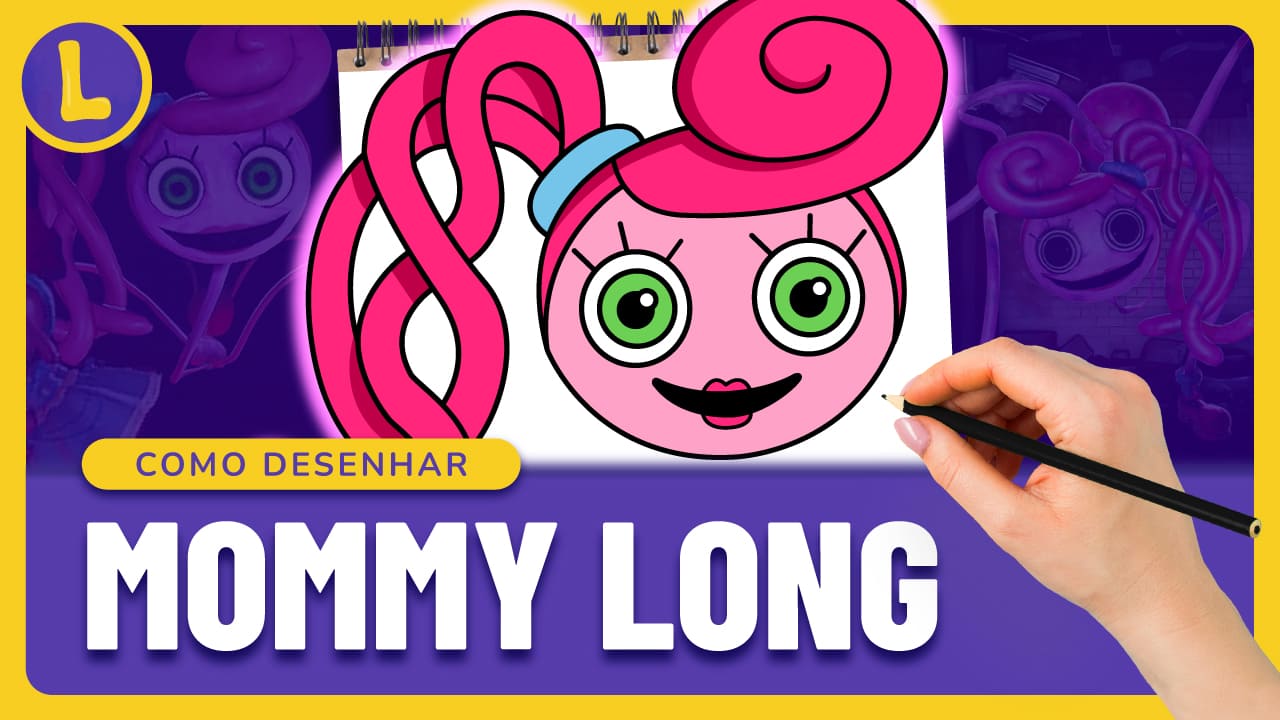 Como DESENHAR o HUGGY WUGGY do POPPY PLAYTIME (PASSO A PASSO