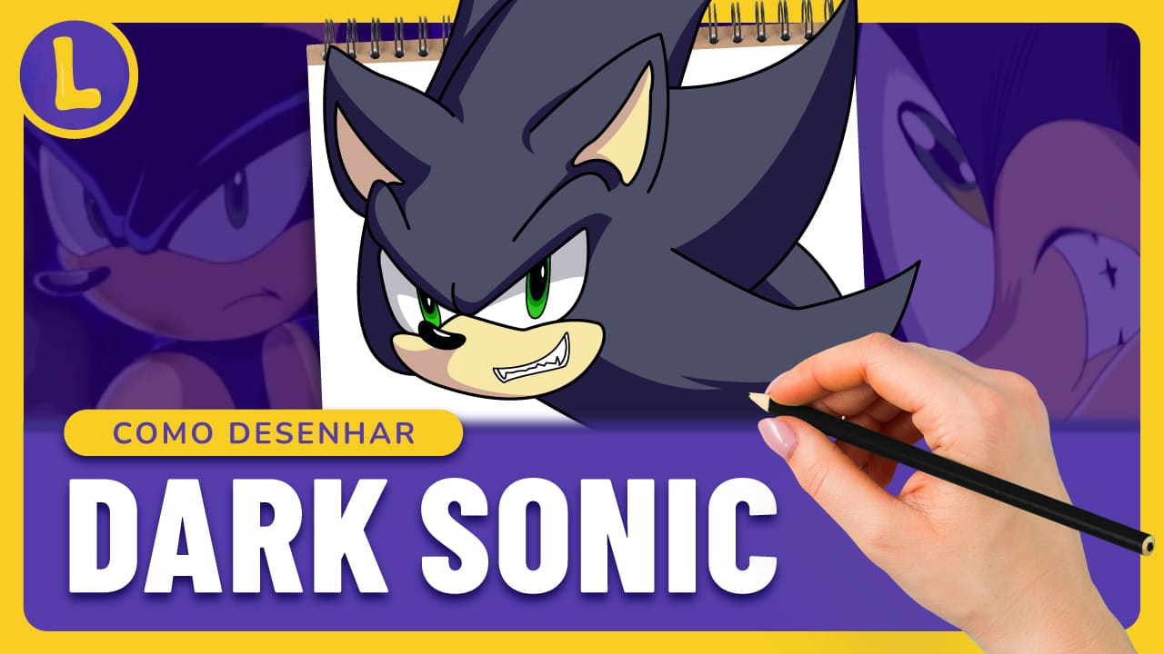 ✍️ Como DESENHAR a AMY ROSE. Assista o vídeo completo no . Link