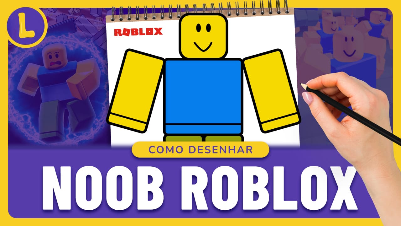 Como DESENHAR um ROBLOX [PASSO A PASSO] 