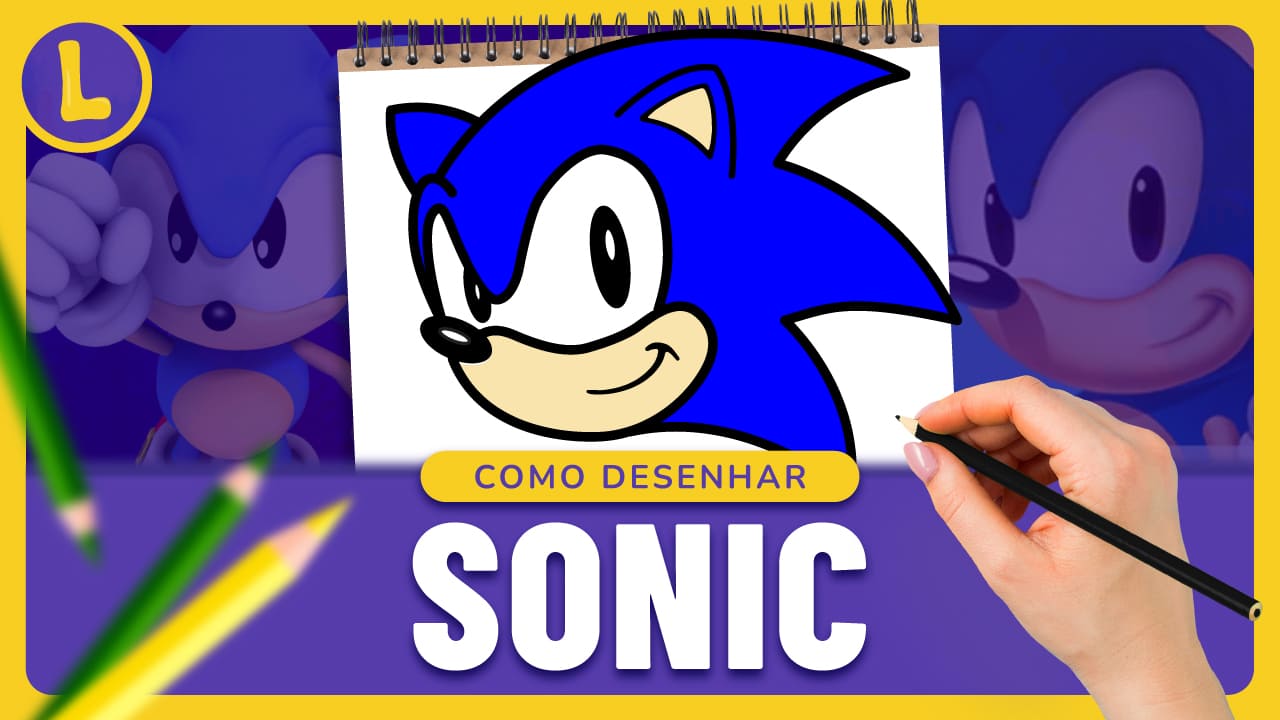 Como DESENHAR o DARK SONIC (PASSO A PASSO)